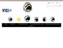 Tablet Screenshot of blacklabradorworld.com